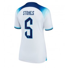 England John Stones #5 Hemmatröja Dam VM 2022 Korta ärmar